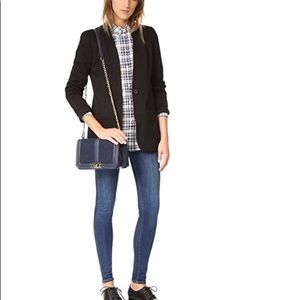 Rebecca Minkoff Suede Love Crossbody blue